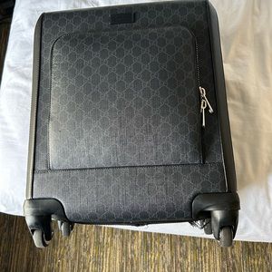 GUCCI Gucci Carry Bag GG Supreme Canvas Black 474353.